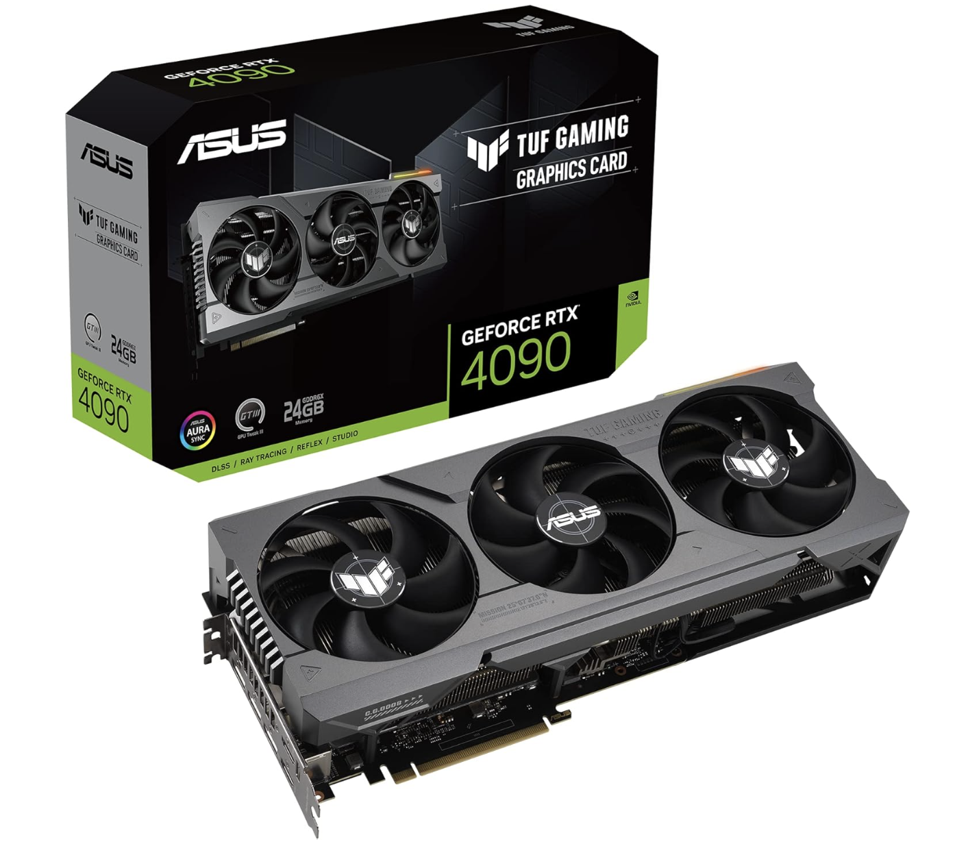 TUF GAMING GEFORCE RTX 4090 GRAPHICS CARD (PCIE 4.0, 24GB GDDR6X, HDMI 2.1A, DISPLAYPORT 1.4A)